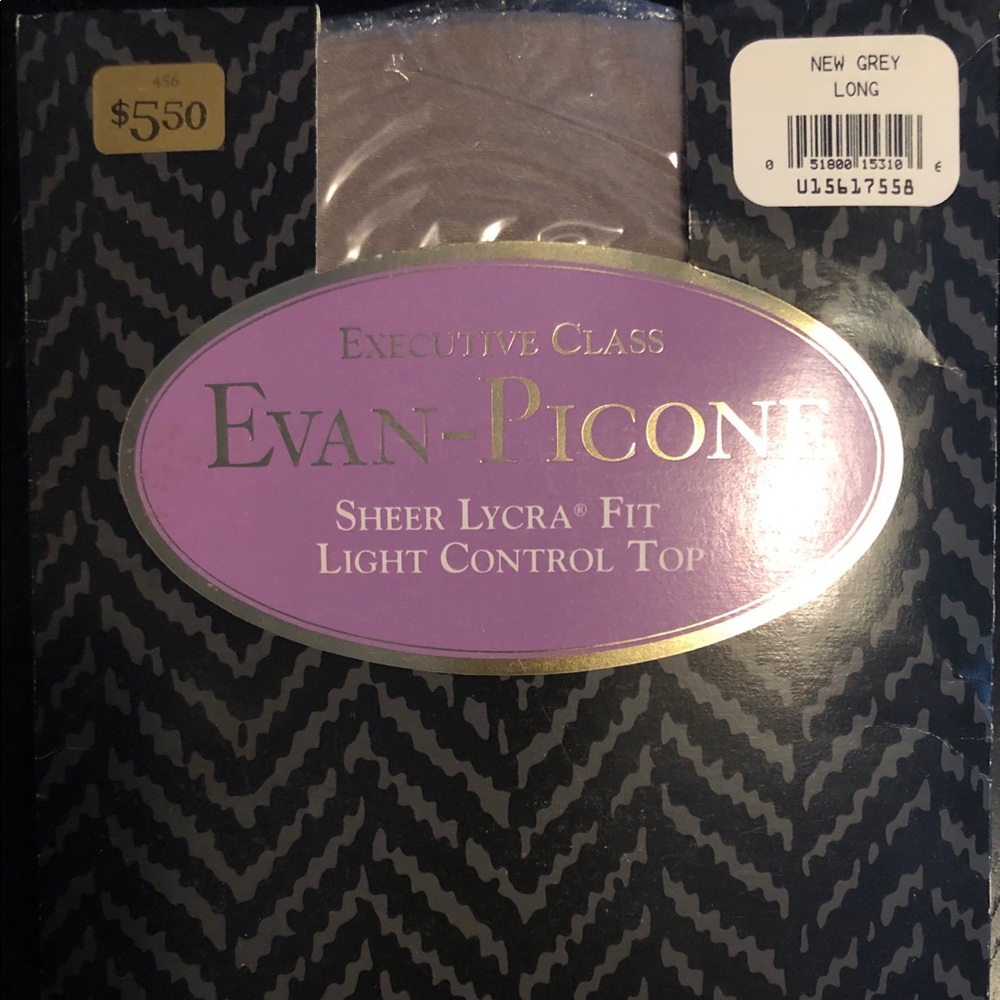 Evan Picone Gray Hosiery - Picture 2 of 3